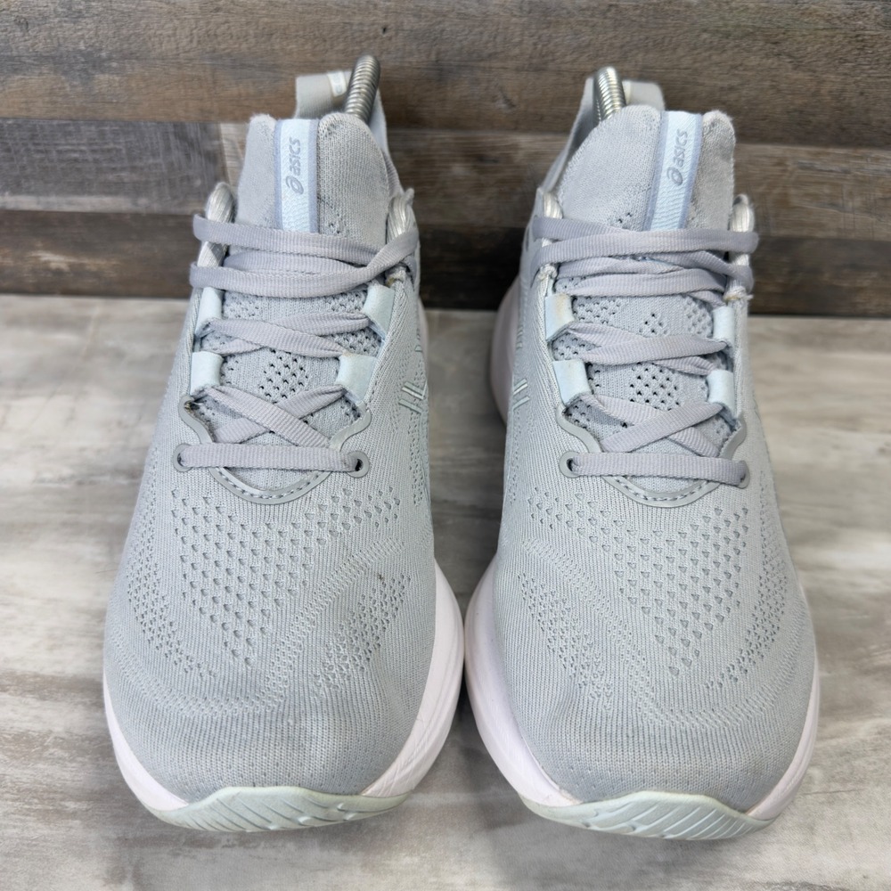 ASICS Gel-Nimbus 26 Womens 8.5 Wide Grey Running Shoes 1012B602 PureGEL FF Blast - Picture 5 of 11